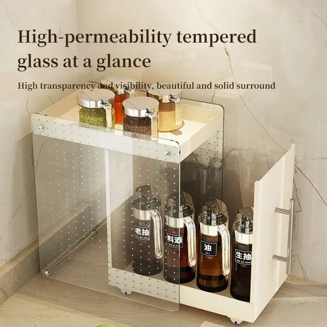 Support de rangement d'épices extractible de cuisine – vue 3