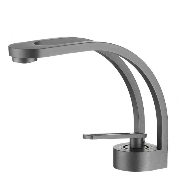 Robinet lavabo mitigeur monocommande laiton finition… – vue 7