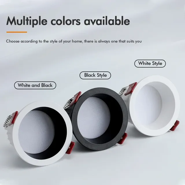 Dimmable LED Downlight 7W 12W 15W Anti-éblouissement LED… – vue 4