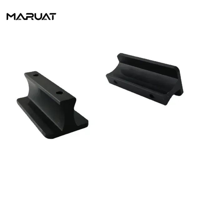 Boutons d'armoire de cuisine noir mat