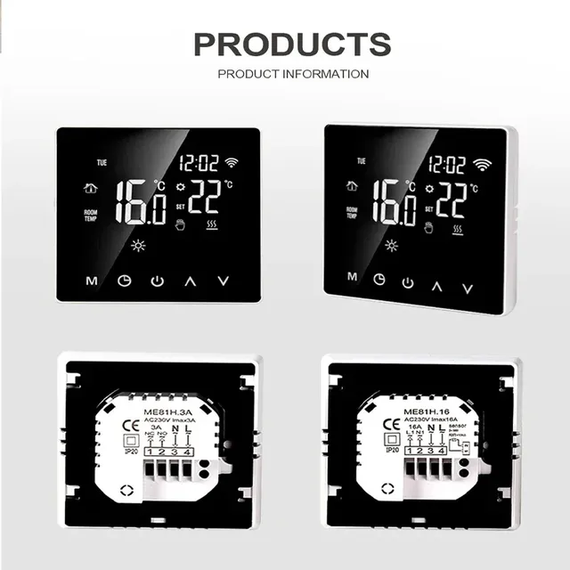 ME81H WiFi Thermostat intelligent LCD régulateur de… – vue 5