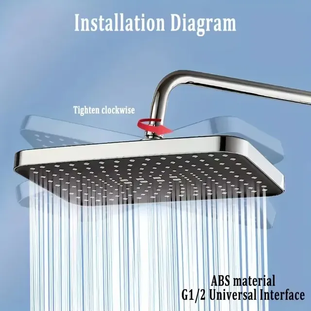 Nouveau Pommeau de douche de pluie à pulvérisation… – vue 3