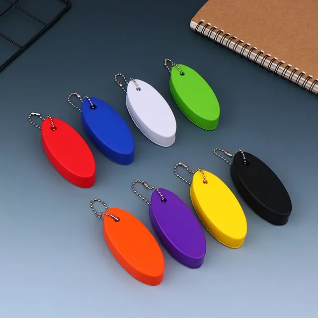Porte-clés flottant ovale en mousse – vue 5