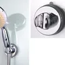 Support mural douche ventouse chromé brillant plastique… – vue 3