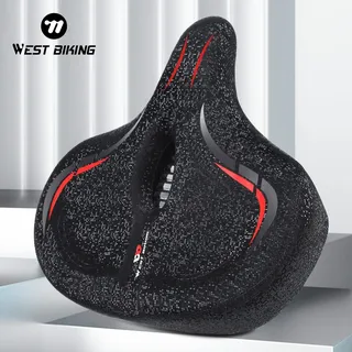 WEST BIKING-Selle de vélo VTT large et confortable