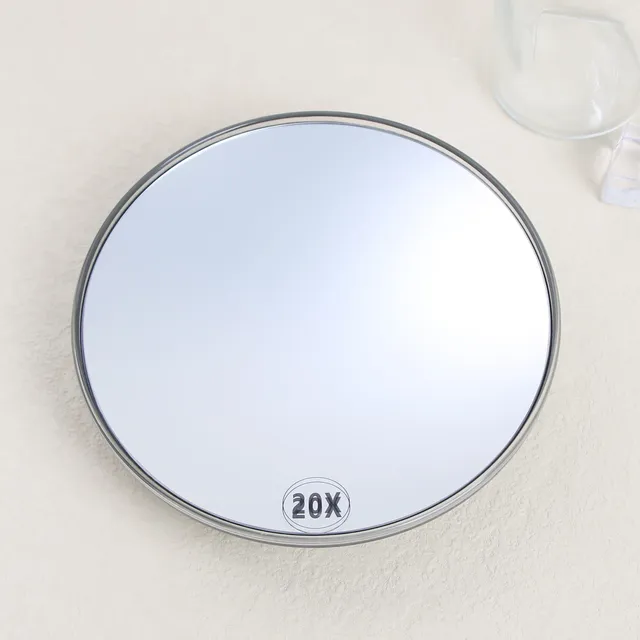 Miroir maquillage rond grossissant 20x portable voyage… – vue 5