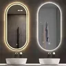 Miroir de salle de bain intelligent ovale – vue 2