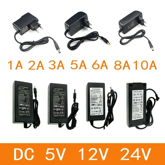 Adaptateur d'alimentation 220V AC DC 5V 6V 8V 9V 10V 12V…