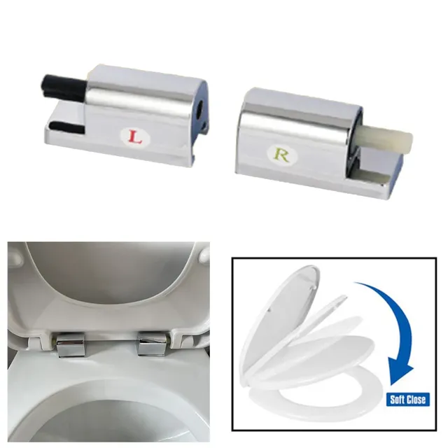 Charnières à fermeture douce pour toilettes