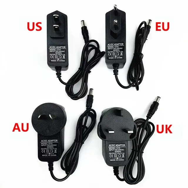 Transformateur AC 220V 110V à DC 12V 1A 2A 3A 5A 6A 8A 10A – vue 3