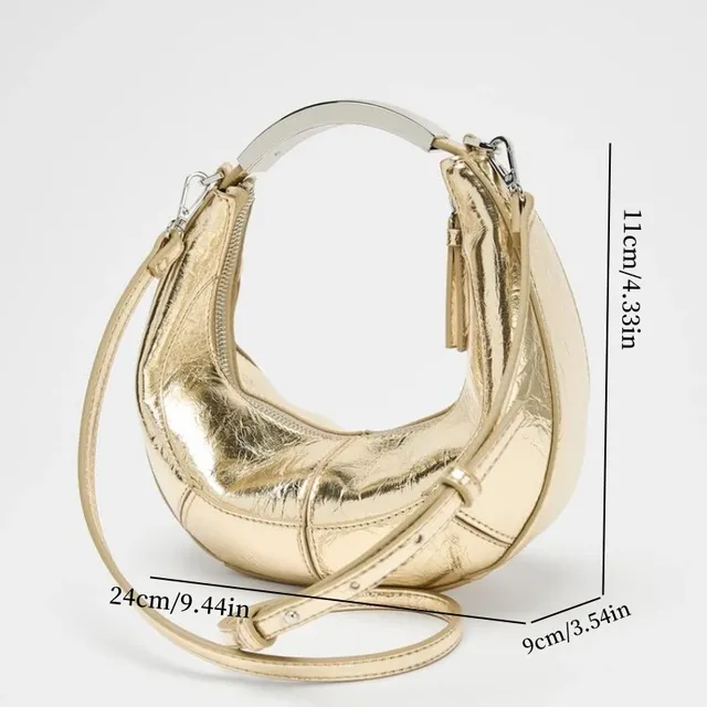 Sac ovale avec sangle en métal – vue 2