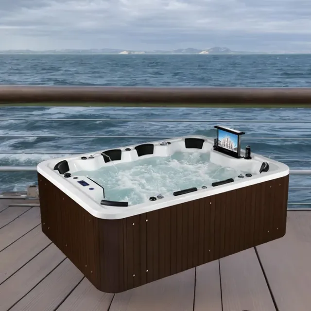 Spa acrylique extérieur baignoire remous jets massants… – vue 6
