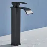 Rozin robinet de lavabo noir mat monté sur le pont grue… – vue 4