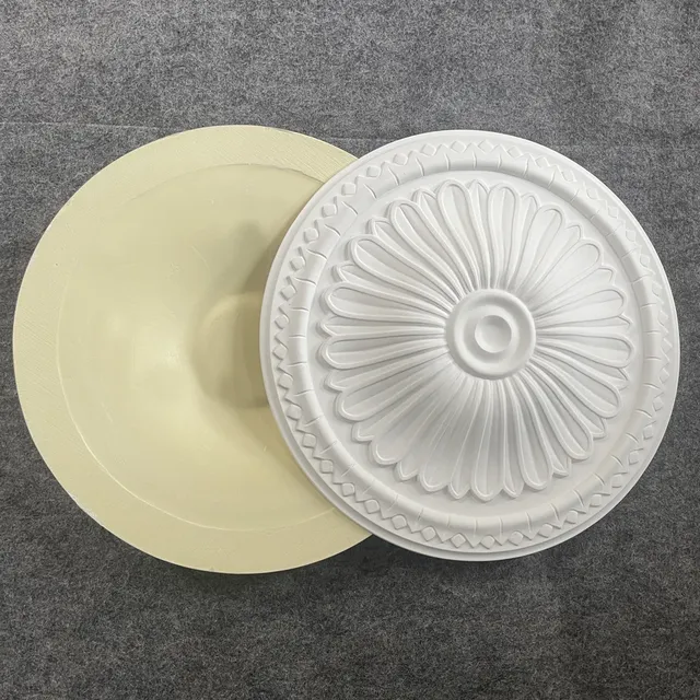 Panneau de lampe en PU rond en forme de plafond – vue 4