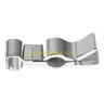 Support douchette coulissant mural chromé miroir… – vue 3