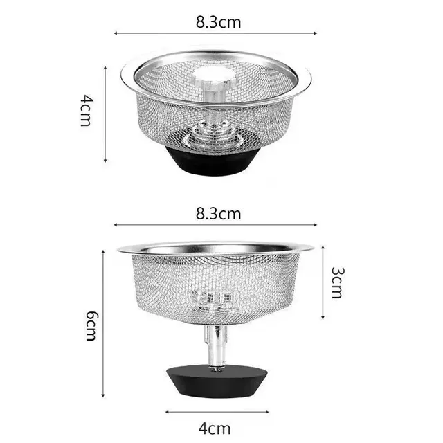 Filtre d'évier de cuisine en acier inoxydable – vue 6