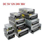Alimentation à découpage SMPS, 5V 12V 24V 36 V 5 12 24 36 V AC DC 220V à 5V 12V 24V 36 V l&rsquo;autorisation Pipeline 3A 5A 10A 20A 30A
