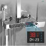 Colonne douche thermostatique chromée carrée grand… – vue 2