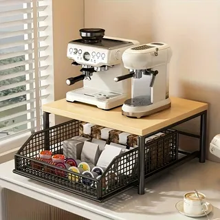 Support de rangement pour micro-ondes de cuisine moderne