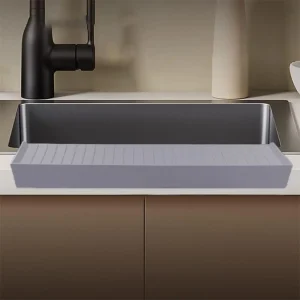 Déflecteur d’eau d’évier de cuisine en Silicone Durable, protecteur de bord d’évier découpable et anti-éclaboussures, protection contre les éclaboussures de robinet, lavabo Déflecteur d’eau d’évier de cuisine en Silicone Durable, protecteur de bord d’évier découpable et anti-éclaboussures, protection contre les éclaboussures de robinet, lavabo