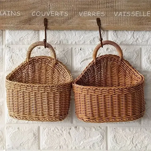 Panier de rangement tissé de Style ferme de campagne – vue 3