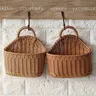 Panier de rangement tissé de Style ferme de campagne – vue 3