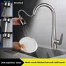 Robinet extractible de cuisine brossé – vue 2