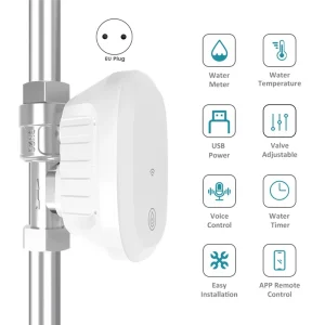 ABMR-tuya – vanne d’eau intelligente Wifi, compteur d’eau, débit d’eau, affichage de la température de l’eau, contrôleur, contrôle intelligent par application ABMR-tuya – vanne d’eau intelligente Wifi, compteur d’eau, débit d’eau, affichage de la température de l’eau, contrôleur, contrôle intelligent par application