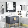 Ensemble de matériel de salle de bain Accessoires Acier… – vue 2