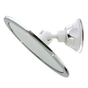 Miroir de maquillage sans buée avec support, rotation à 360 °, ventouse, douche, rasage, miroirs ronds, salle de bain, beauté