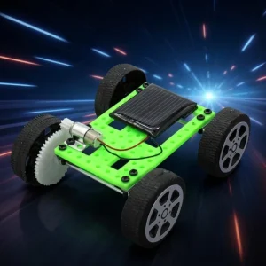 Kit de voiture à énergie solaire DIY – Mini jouet éducatif STEM pour enfants, modèle assemblé d&rsquo;expérience scientifique, cadeau d&rsquo;anniversaire créatif