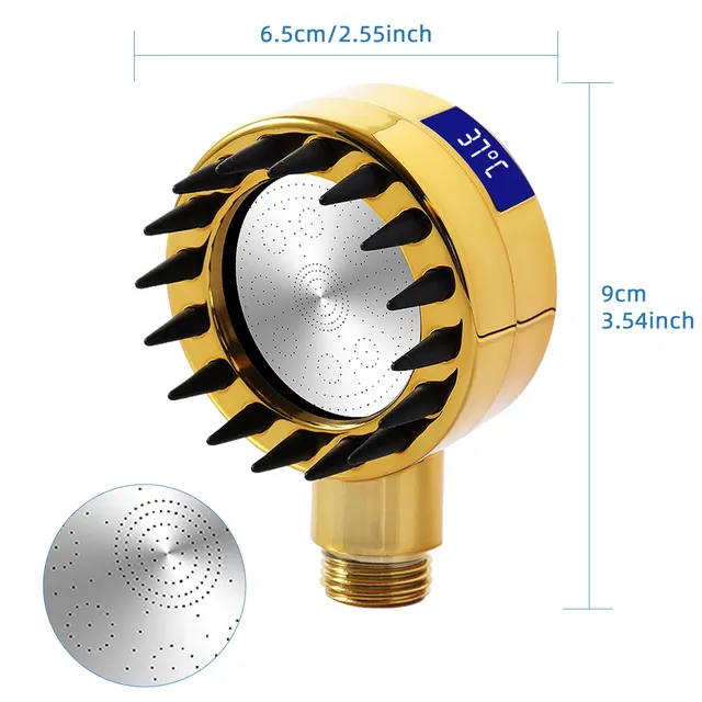 Pommeau de douche à affichage numérique LED – vue 6