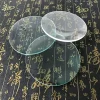 Loupe de grand diamètre 127mm, 3 / 15 fois circulaire grand miroir 45 fois lentille en verre HD lentille en verre transparent