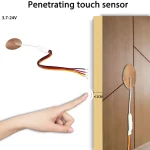 Variateur tactile |   Pénétration de 2 cm à travers le bois/verre |   Capteur de niveau d&rsquo;eau Peel-Stick |   DC3.7-24V personnalisable