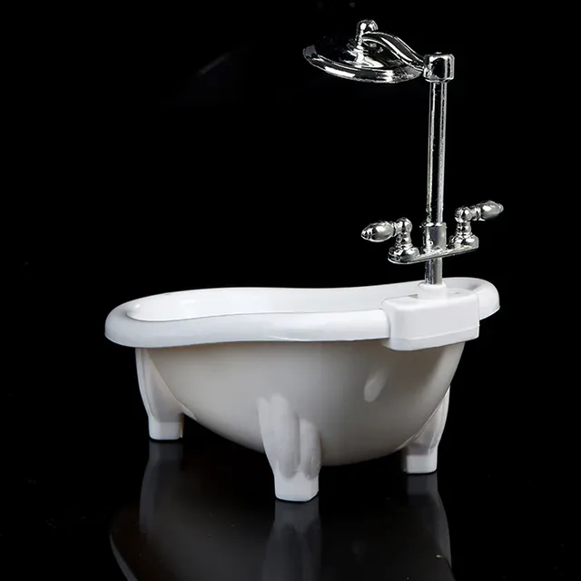 Maison de poupée meubles miniatures Mini baignoire… – vue 6