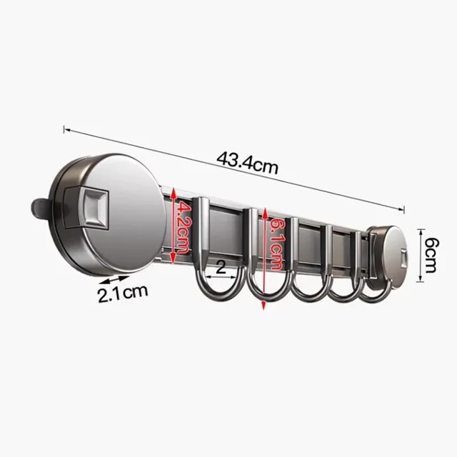 Crochets d'adsorption sous vide en aluminium – vue 5