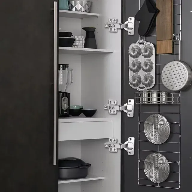 Charnière Non hydraulique en acier inoxydable avec vis – vue 3