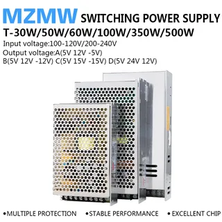 Alimentation à découpage à Triple sortie 30W 50W 60W 100W 350W 500W…