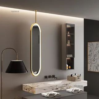 Miroir de salle de bain d'hôtel haut de gamme