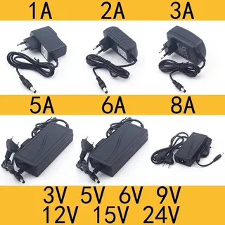 AC 110-240V DC 3V 5V 6V 9V 12V 15V 24V 0