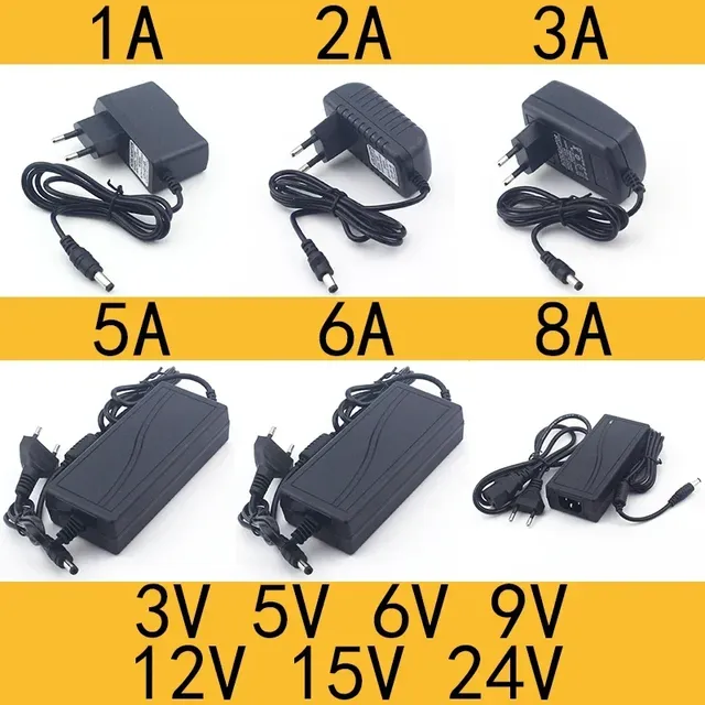 AC 110-240V DC 3V 5V 6V 9V 12V 15V 24V 0