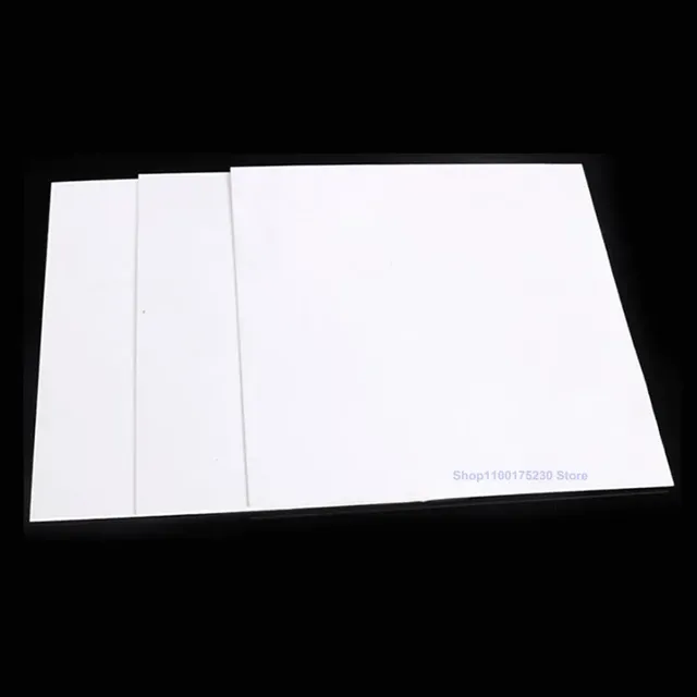 Panneau rigide en PVC blanc noir brillant – vue 5