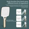 Pommeau de douche à effet pluie en or brossé – vue 4
