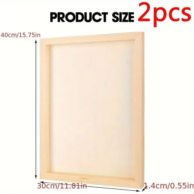 Kit panneaux bois lisse rectangulaires apprêtés prêts… – vue 2