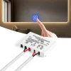 Interrupteur tactile d&rsquo;éclairage domestique à intensité variable, 12V, pour salle de bains, miroir intelligent, capteur tactile, interrupteur de commande CCT réglable, fonctionne avec verre de 1 à 5mm