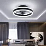 Plafonnier LED avec ventilateur intégré et télécommande – vue 5