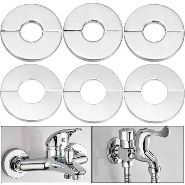 Couvercle décoratif de robinet finition chromée – vue 5