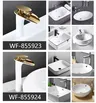 Robinets de lavabo Robinet de salle de bains blanc… – vue 7