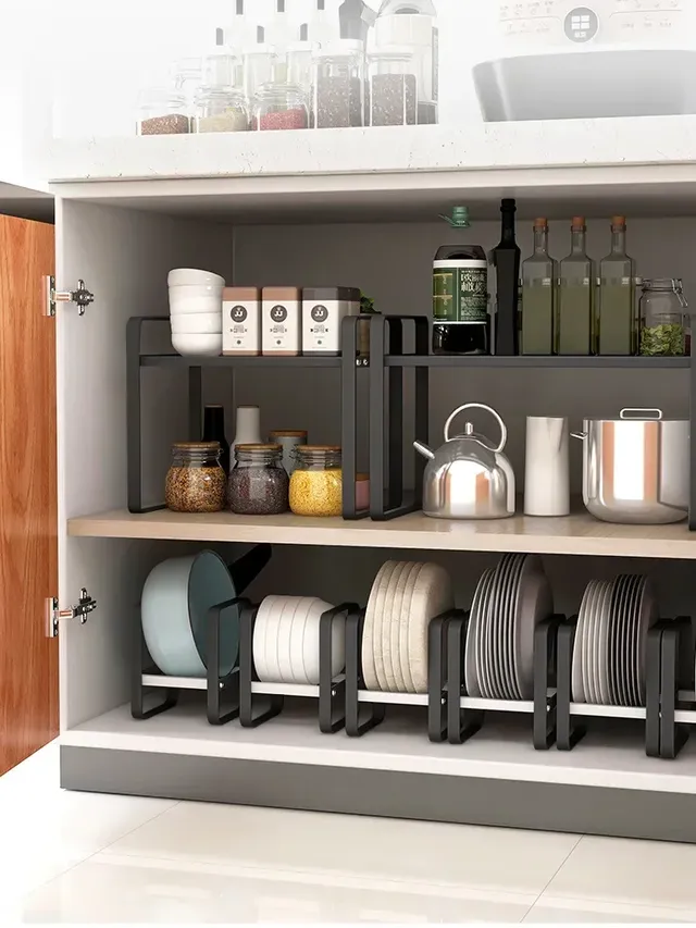 Organisateur cuisine armoire assiettes vaisselle support… – vue 2