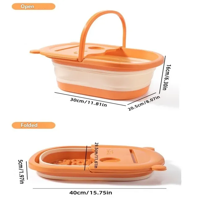 Seau de trempage des pieds pliable – vue 2
